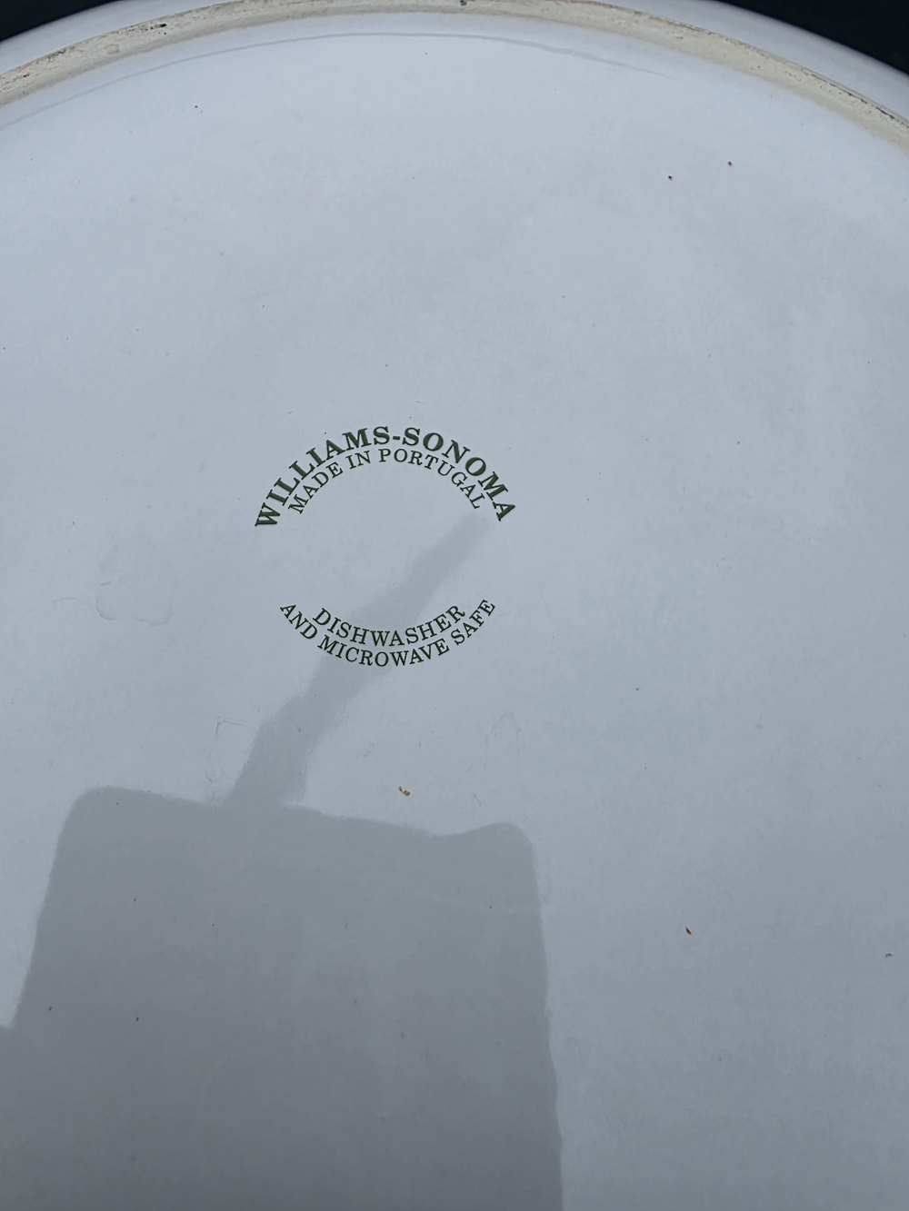 Williams Sonoma Culinary Herbs Pasta Serving Bowl 13 in Made in Portugal - Picture 6 of 6